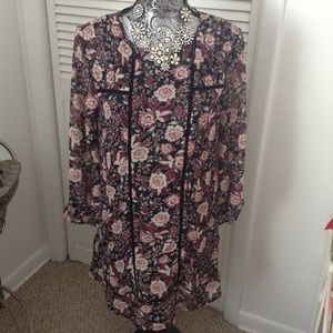 DAYTIME LONG SLEEVE SHORT DRESS S NWT